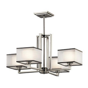 Chandeliers w/Shades at Bright Light Design Center